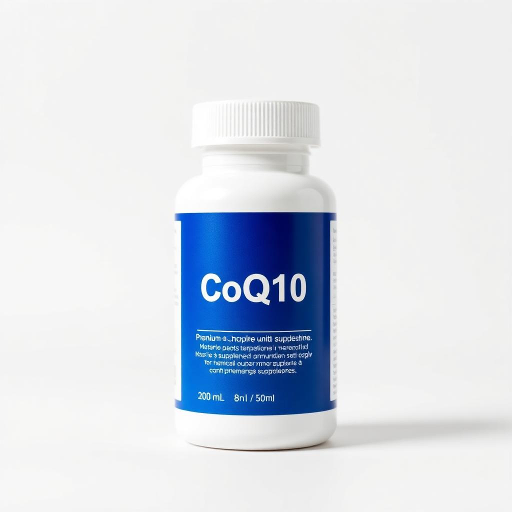 CoQ10 + PQQ supplement bottle