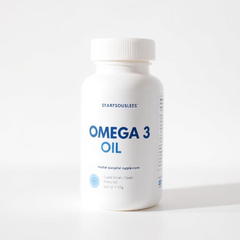Omega-3 Fish Oil supplement bottle